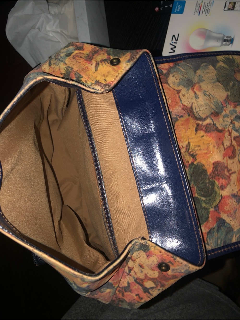 Cork Floral Backpack - Picture 3 of 4